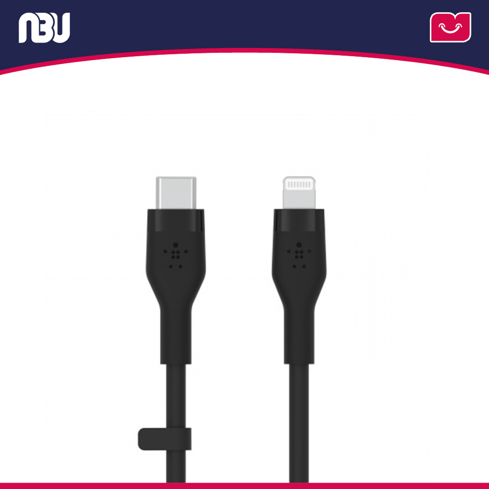 کابل تبدیل USB-C به لایتنینگ بلکین مدل CAA009bt طول 1 متر