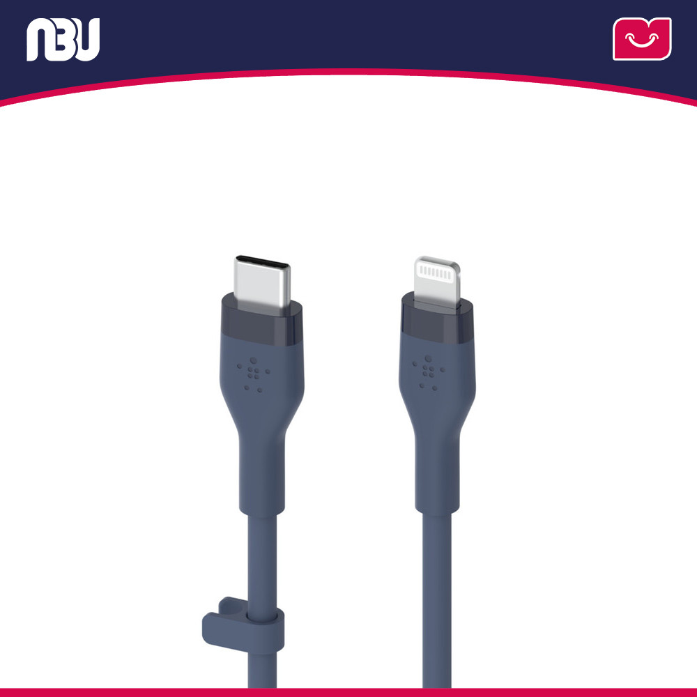 کابل تبدیل USB-C به لایتنینگ بلکین مدل CAA009bt طول 1 متر