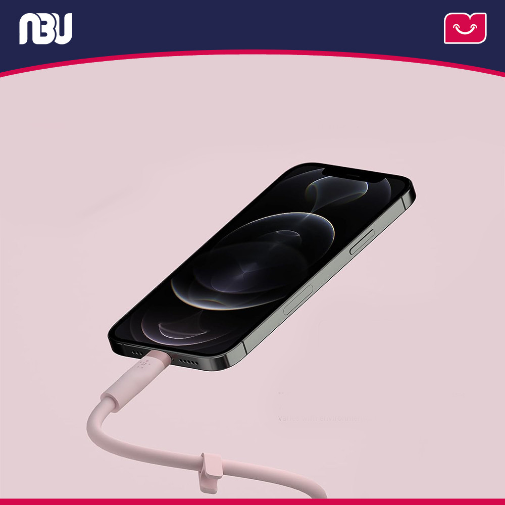 کابل تبدیل USB-C به لایتنینگ بلکین مدل CAA009bt طول 1 متر