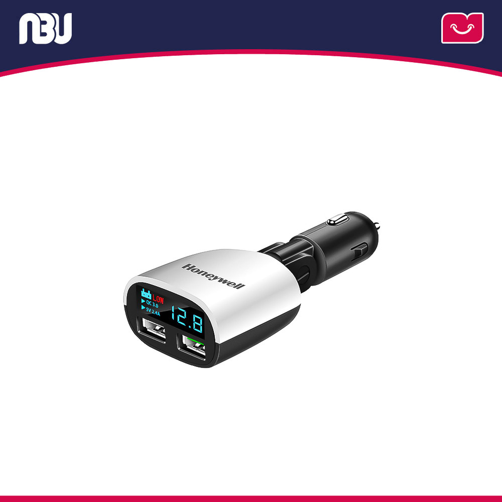 شارژر فندکی 24 وات هانی ول مدل LED Dual USB Car Charger