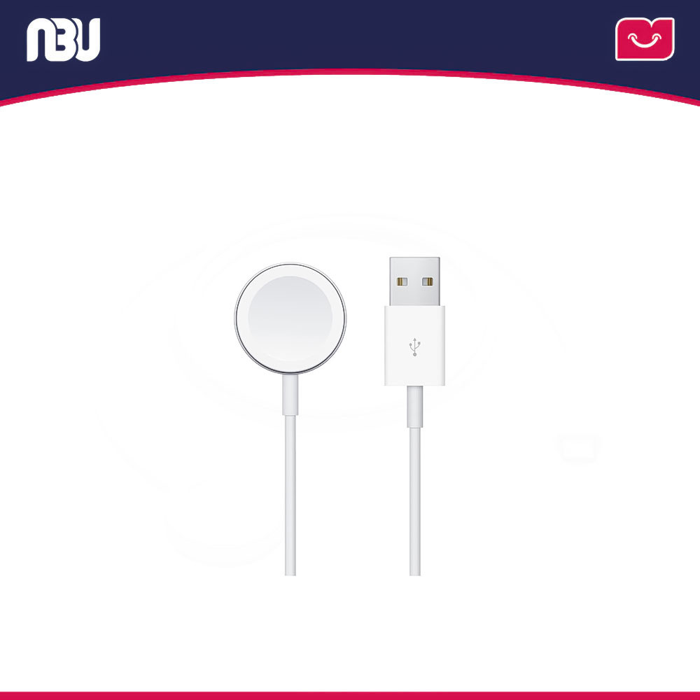 کابل شارژر ساعت هوشمند اپل مدل Magnetic Fast Charger To USB یک متری