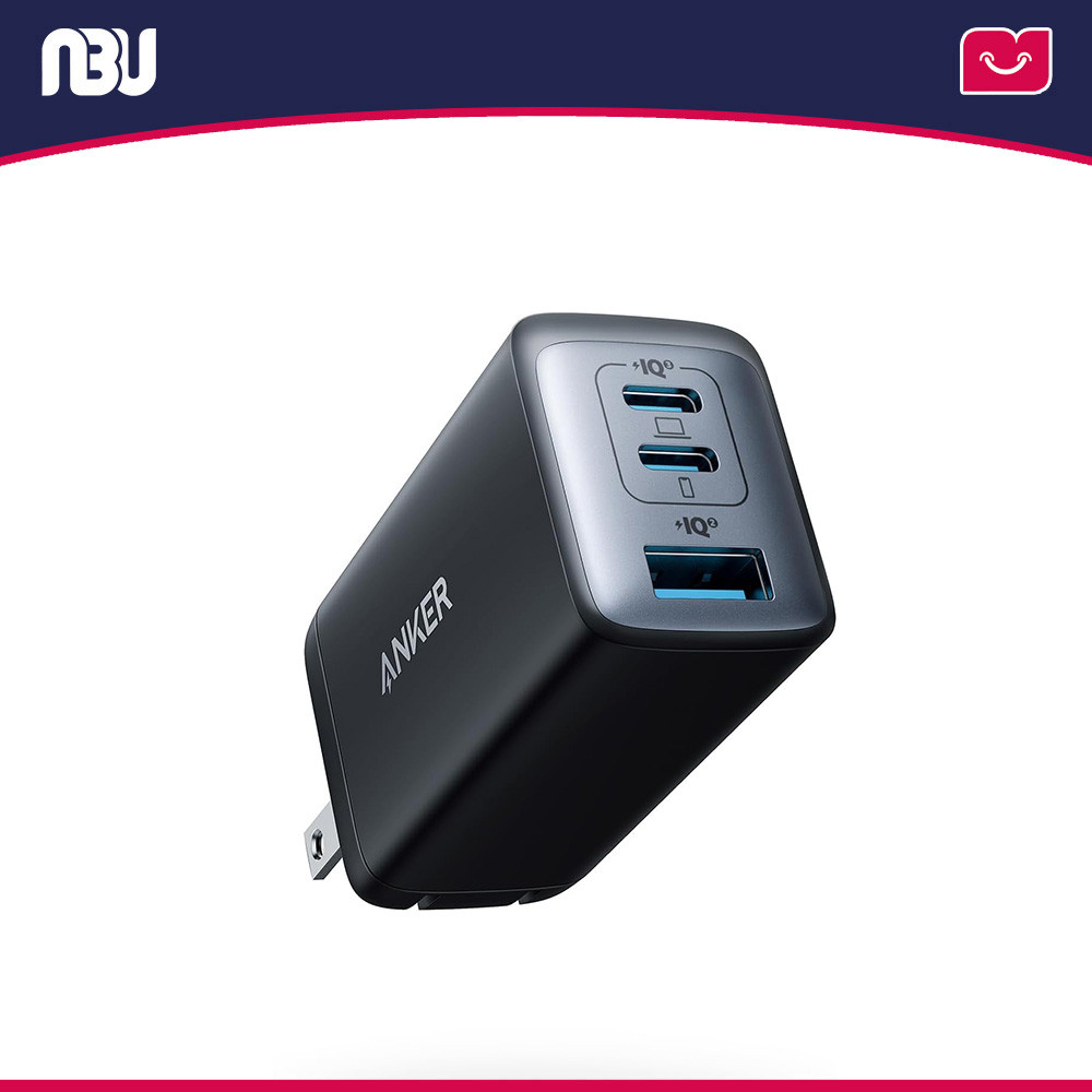 تصویر جدید شارژر دیواری 65 وات 3 پین انکر مدل A2667 735 Nano 3 Port