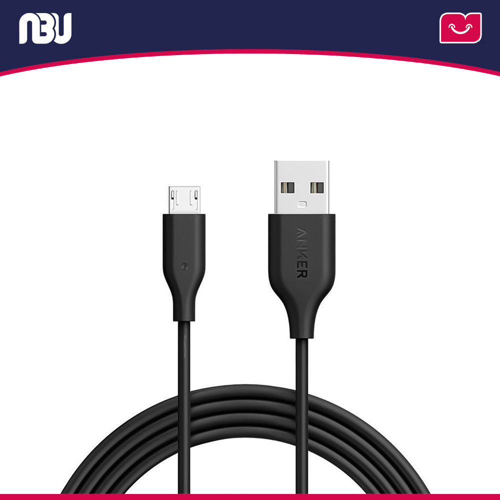 تصویر جدید کابل تبدیل Micro-USB به USB انکرمدل A8133 Powerline Micro به طول 2 متر