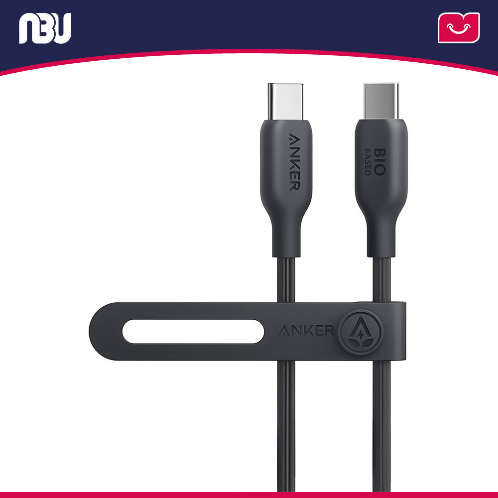 تصویر جدید کابل تبدیل USB-C به USB-C انکر مدل A80F2 542 Bio-Based به طول 2 متر