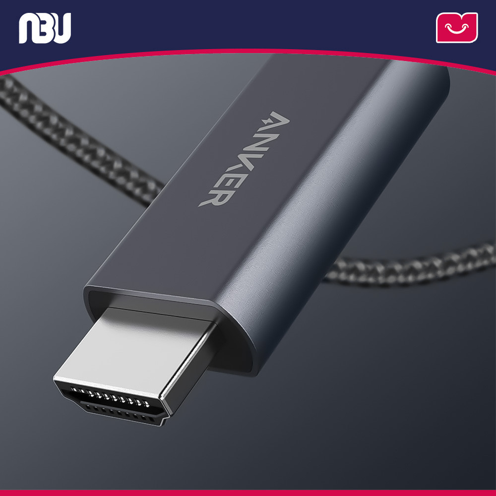 تصویر جدید کابل تبدیل USB-C به HDMI انکر مدل A8730 به طول 2 متر