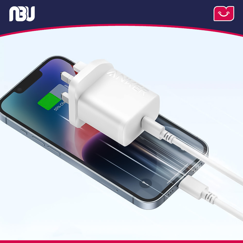 تصویر جدید شارژر دیواری 20 وات انکر مدل B2347 به همراه کابل شارژ USB-C