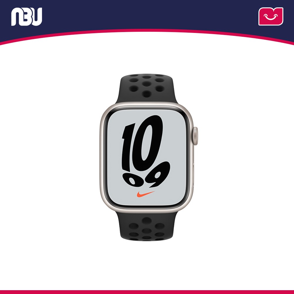 ساعت هوشمند اپل واچ سری 7 مدل 41mm Aluminum Case with Nike Sport