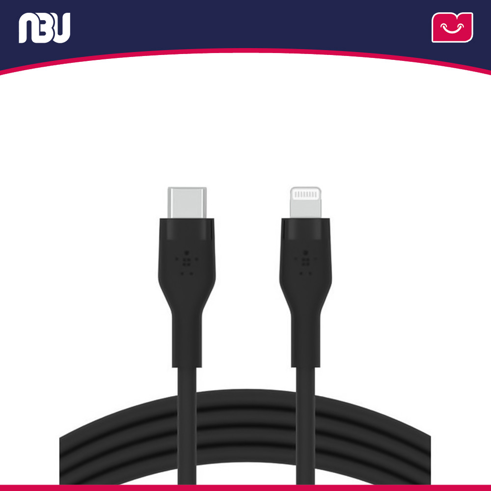 کابل تبدیل USB-C به لایتنینگ بلکین مدل CAA009bt طول 1 متر