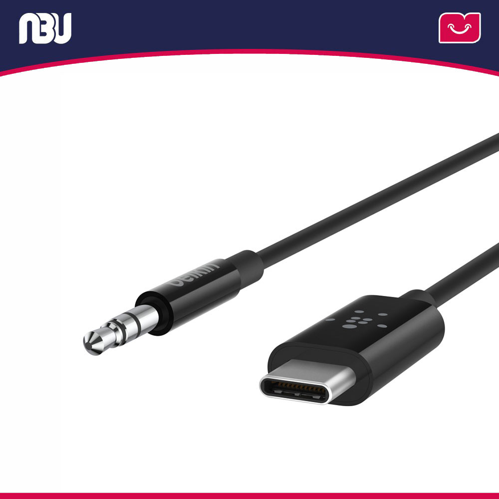 کابل تبدیل USB C به AUX بلکین مدل F7U079bt03 