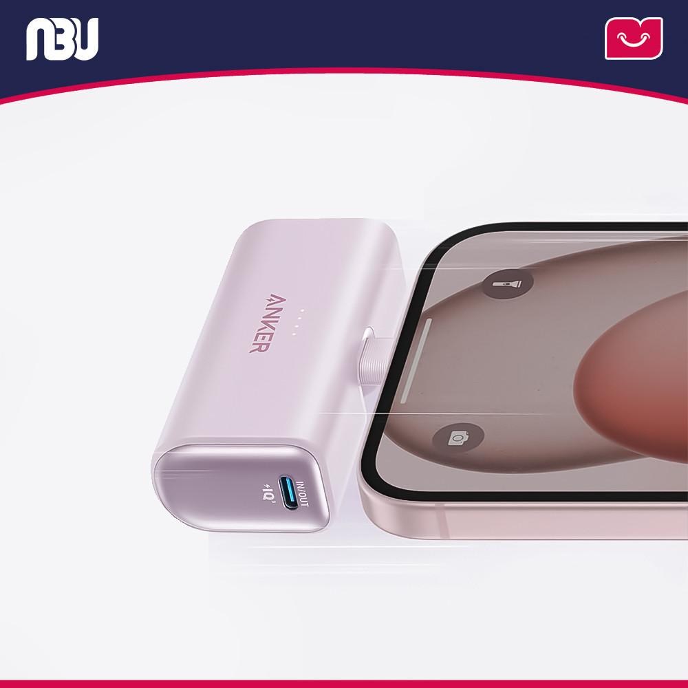 تصویر جدید پاور بانک بی سیم 22.5 وات انکر مدل Nano PowerBank USB-C A1653