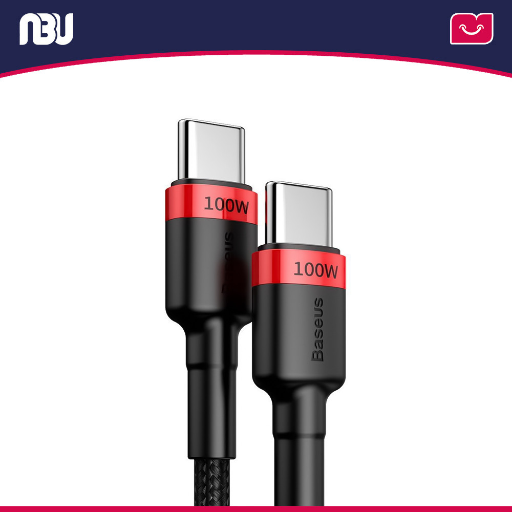 تصویر جدید کابل تبدیل USB-C به USB-C باسئوس مدل CATKLF-AL91 به طول 2 متر